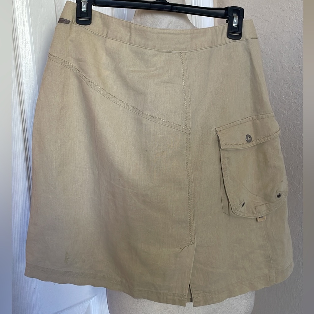 Columbia Khaki Utility Wrap Skirt - Picture 2 of 2